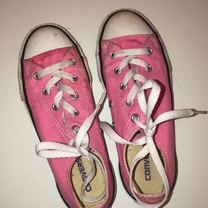 Converse pink sneakers